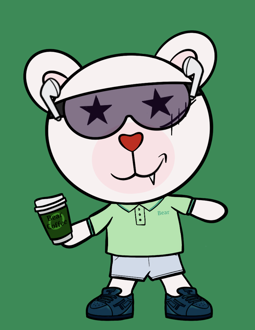 Best Polygon NFT Collection on Opensea - Jolly Teddy Party #856