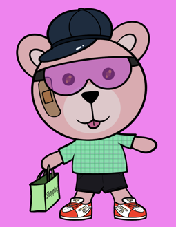 Best Polygon NFT Collection on Opensea - Jolly Teddy Party #858