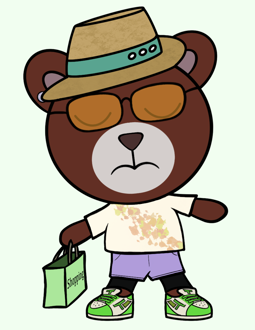 Best Polygon NFT Collection on Opensea - Jolly Teddy Party #8603
