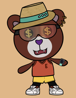 Best Polygon NFT Collection on Opensea - Jolly Teddy Party #8617