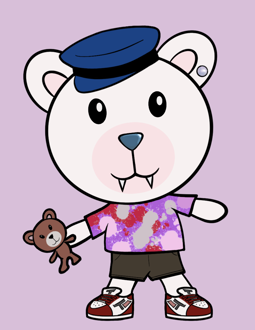 Best Polygon NFT Collection on Opensea - Jolly Teddy Party #8618