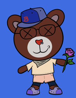 Best Polygon NFT Collection on Opensea - Jolly Teddy Party #8637