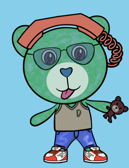 Best Polygon NFT Collection on Opensea - Jolly Teddy Party #8642