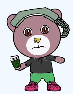 Best Polygon NFT Collection on Opensea - Jolly Teddy Party #8643