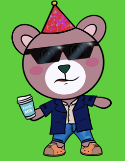 Best Polygon NFT Collection on Opensea - Jolly Teddy Party #865