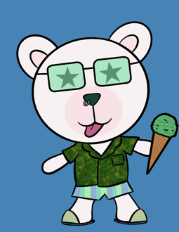 Best Polygon NFT Collection on Opensea - Jolly Teddy Party #8652