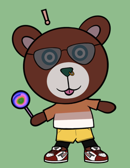 Best Polygon NFT Collection on Opensea - Jolly Teddy Party #8680