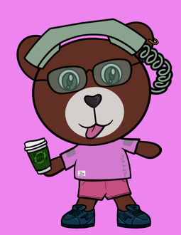 Best Polygon NFT Collection on Opensea - Jolly Teddy Party #8681