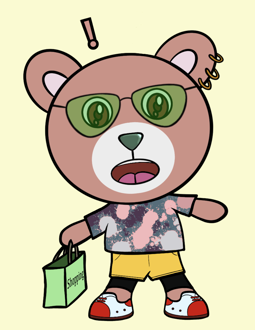 Best Polygon NFT Collection on Opensea - Jolly Teddy Party #8682