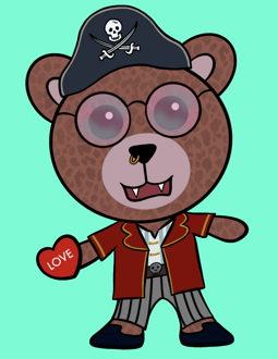 Best Polygon NFT Collection on Opensea - Jolly Teddy Party #8687