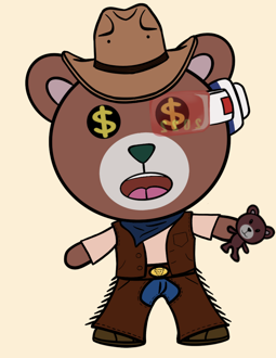 Best Polygon NFT Collection on Opensea - Jolly Teddy Party #8688