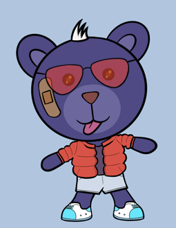 Best Polygon NFT Collection on Opensea - Jolly Teddy Party #8691