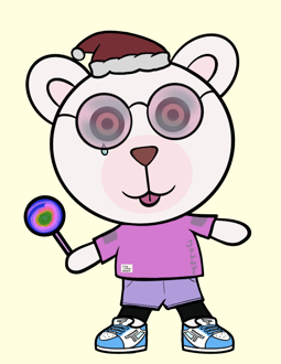 Best Polygon NFT Collection on Opensea - Jolly Teddy Party #8694