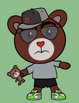 Best Polygon NFT Collection on Opensea - Jolly Teddy Party #8697