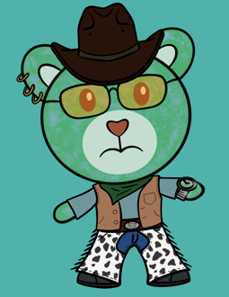 Best Polygon NFT Collection on Opensea - Jolly Teddy Party #875