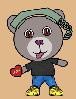 Best Polygon NFT Collection on Opensea - Jolly Teddy Party #8751