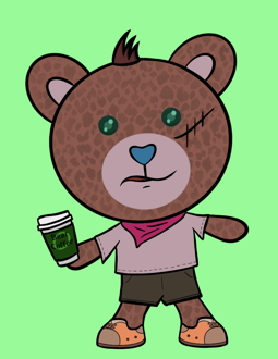 Best Polygon NFT Collection on Opensea - Jolly Teddy Party #8754