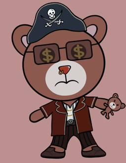 Best Polygon NFT Collection on Opensea - Jolly Teddy Party #8771