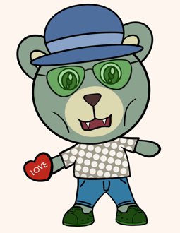 Best Polygon NFT Collection on Opensea - Jolly Teddy Party #8777