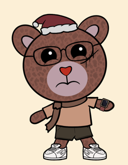 Best Polygon NFT Collection on Opensea - Jolly Teddy Party #8781