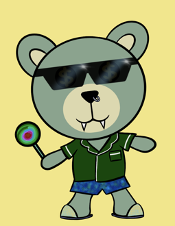 Best Polygon NFT Collection on Opensea - Jolly Teddy Party #8784