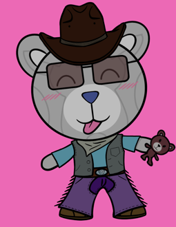 Best Polygon NFT Collection on Opensea - Jolly Teddy Party #8786