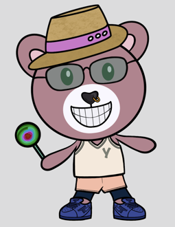 Best Polygon NFT Collection on Opensea - Jolly Teddy Party #8787