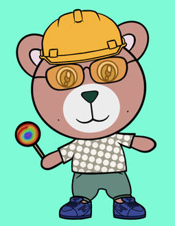 Best Polygon NFT Collection on Opensea - Jolly Teddy Party #8796
