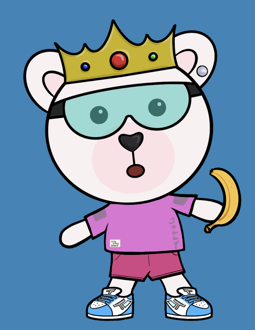Best Polygon NFT Collection on Opensea - Jolly Teddy Party #8797