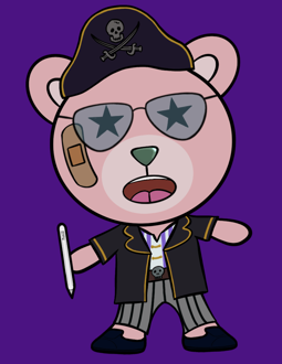 Best Polygon NFT Collection on Opensea - Jolly Teddy Party #8802
