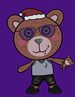 Best Polygon NFT Collection on Opensea - Jolly Teddy Party #8804