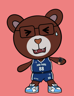 Best Polygon NFT Collection on Opensea - Jolly Teddy Party #8818