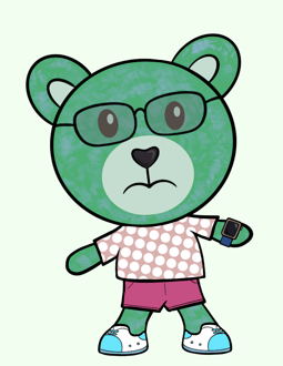 Best Polygon NFT Collection on Opensea - Jolly Teddy Party #8819