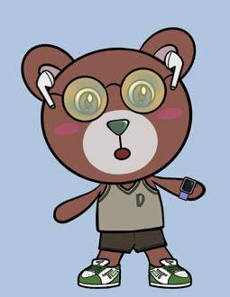 Best Polygon NFT Collection on Opensea - Jolly Teddy Party #8823