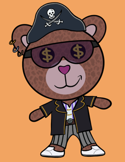 Best Polygon NFT Collection on Opensea - Jolly Teddy Party #8825
