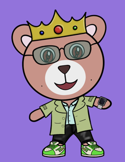 Best Polygon NFT Collection on Opensea - Jolly Teddy Party #8826