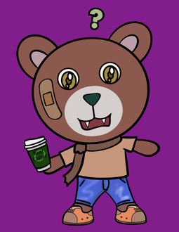 Best Polygon NFT Collection on Opensea - Jolly Teddy Party #8835