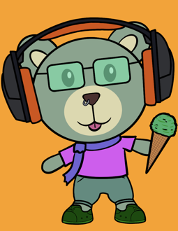 Best Polygon NFT Collection on Opensea - Jolly Teddy Party #8842
