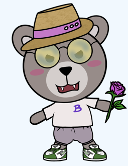 Best Polygon NFT Collection on Opensea - Jolly Teddy Party #8848