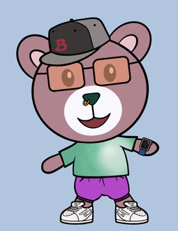 Best Polygon NFT Collection on Opensea - Jolly Teddy Party #8850