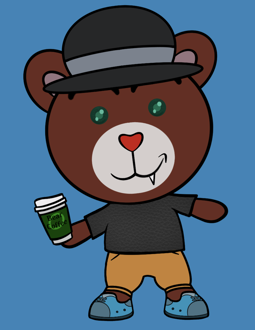 Best Polygon NFT Collection on Opensea - Jolly Teddy Party #8903