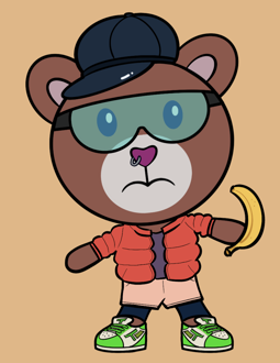 Best Polygon NFT Collection on Opensea - Jolly Teddy Party #8917