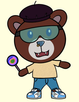 Best Polygon NFT Collection on Opensea - Jolly Teddy Party #8925