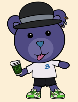Best Polygon NFT Collection on Opensea - Jolly Teddy Party #8933