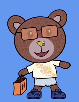 Best Polygon NFT Collection on Opensea - Jolly Teddy Party #8934