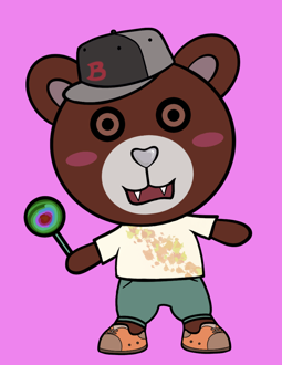 Best Polygon NFT Collection on Opensea - Jolly Teddy Party #8939