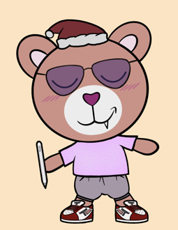 Best Polygon NFT Collection on Opensea - Jolly Teddy Party #8940