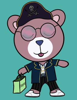Best Polygon NFT Collection on Opensea - Jolly Teddy Party #8943