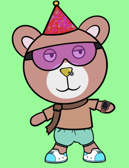 Best Polygon NFT Collection on Opensea - Jolly Teddy Party #8945
