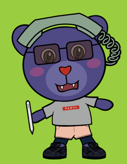 Best Polygon NFT Collection on Opensea - Jolly Teddy Party #8950